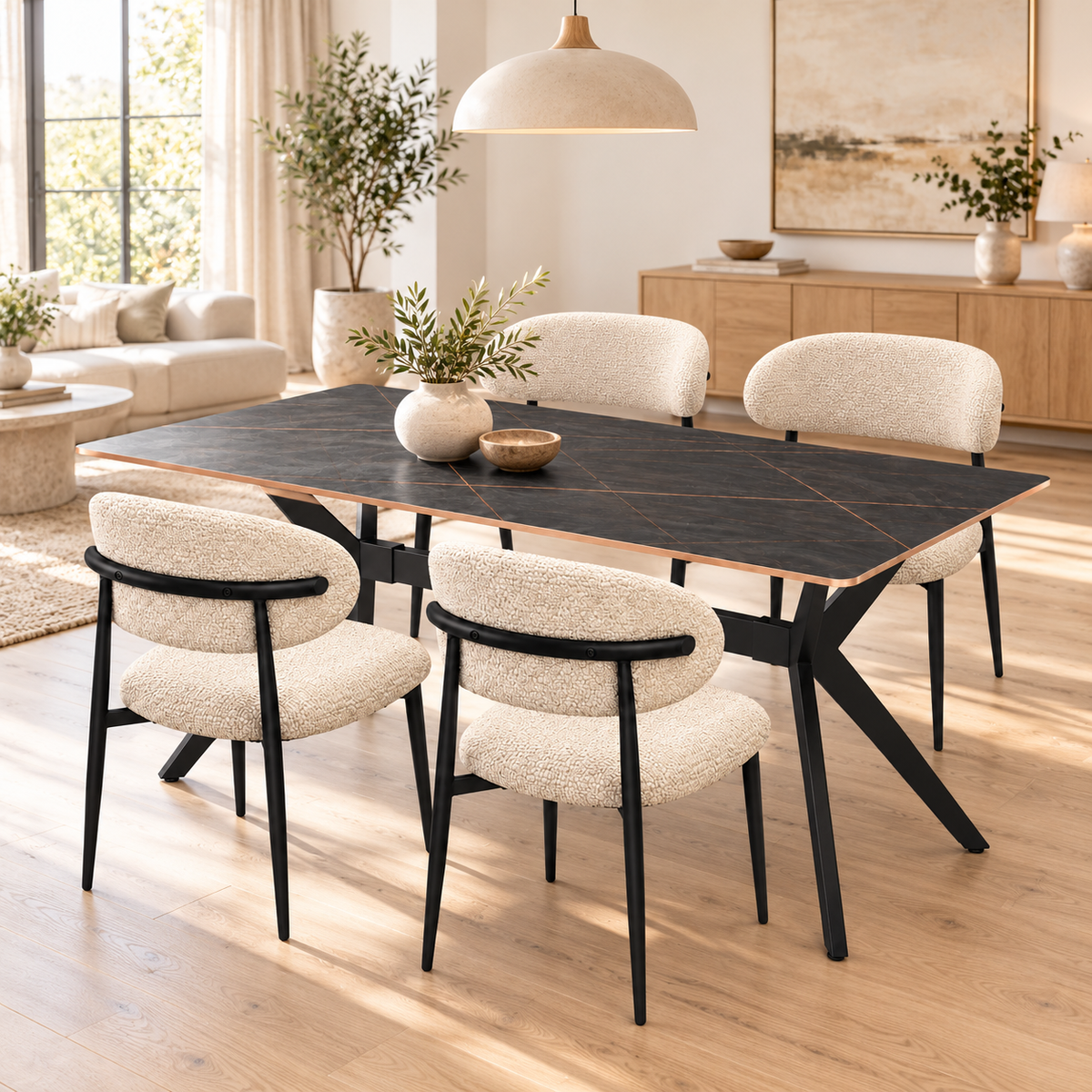 Slate stone tafels