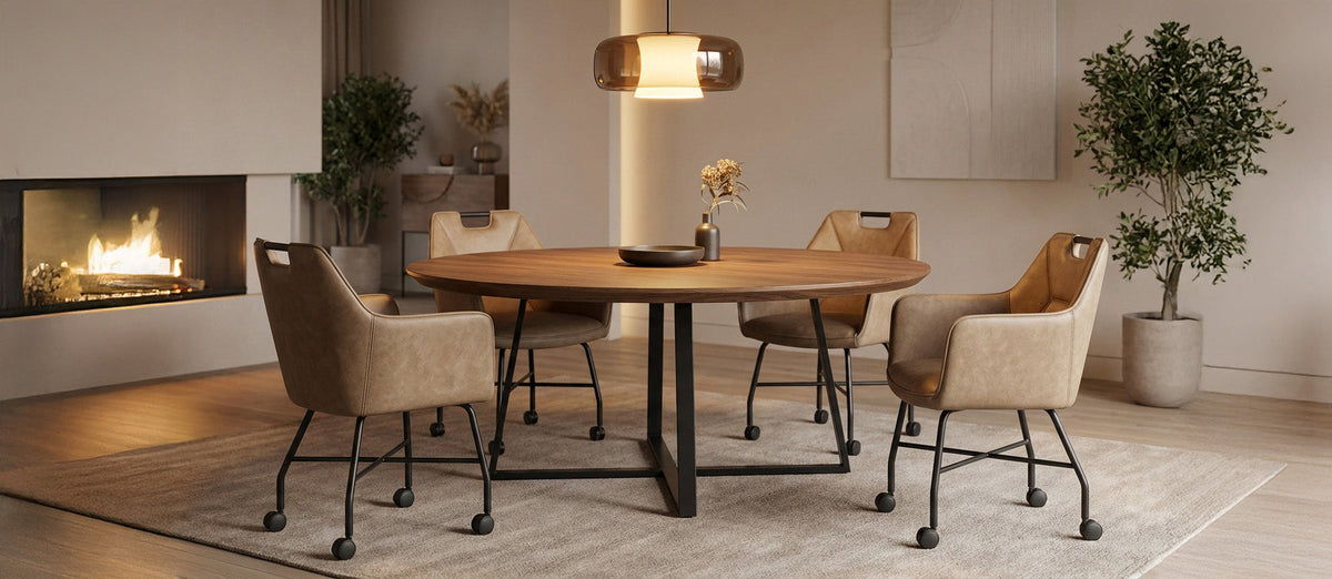 Stoelen met wielen