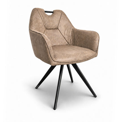 Eetkamerstoel Indiana Misty Light Brown