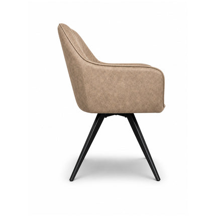 Eetkamerstoel Indiana Misty Light Brown