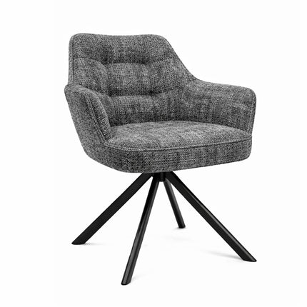 Eetkamersstoel Moreno Weave Antraciet