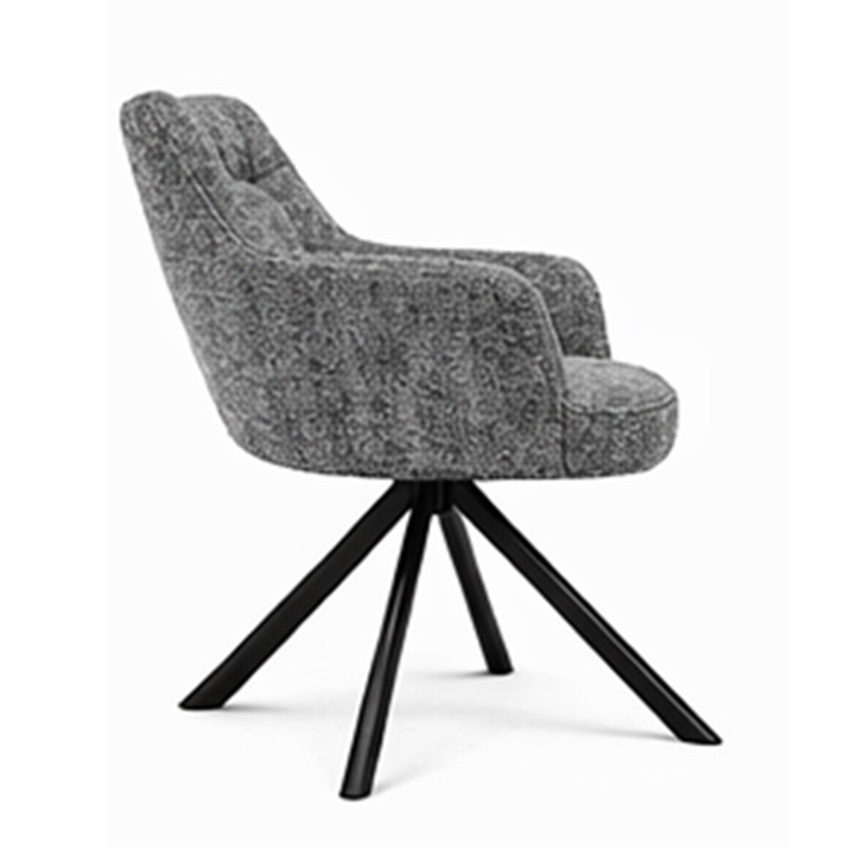 Eetkamersstoel Moreno Weave Antraciet