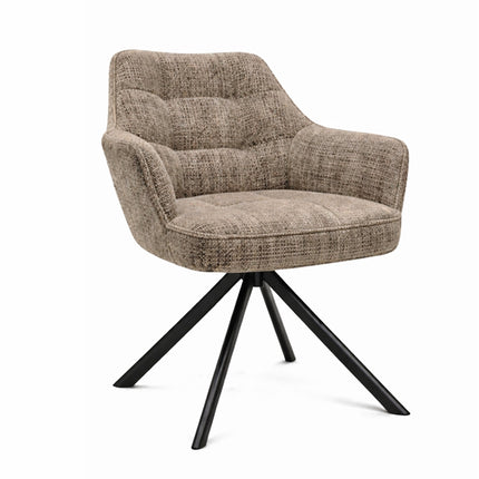Eetkamersstoel Moreno Weave Taupe