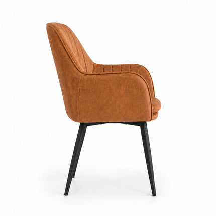 Armstoel Vermont Misty cognac