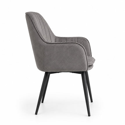 Armstoel Vermont Misty dark grey