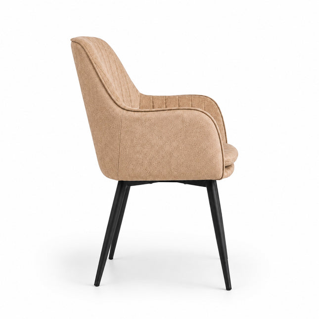 Armstoel Vermont Misty light brown