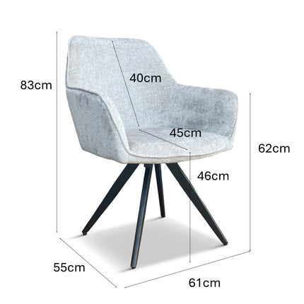 Eetkamerstoel Dallas Fuse Beige