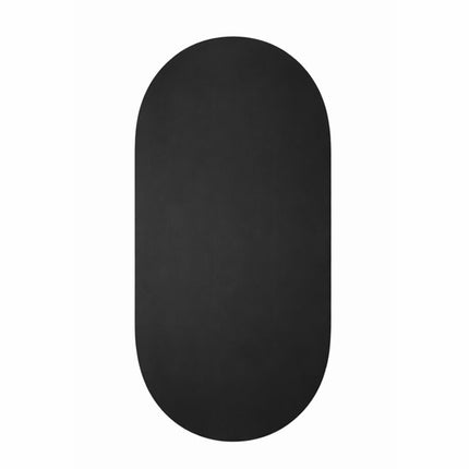 Eettafel Lucas Deens Ovaal Zuil 300x120cm Mango Zwart
