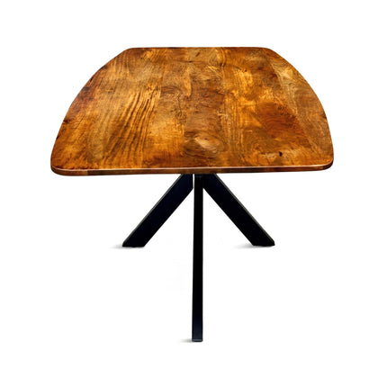 Eettafel Deens Ovaal Elise 150x80cm Mango Honey brown