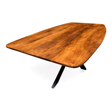 Eettafel Deens Ovaal Elise 150x80cm Mango Honey brown