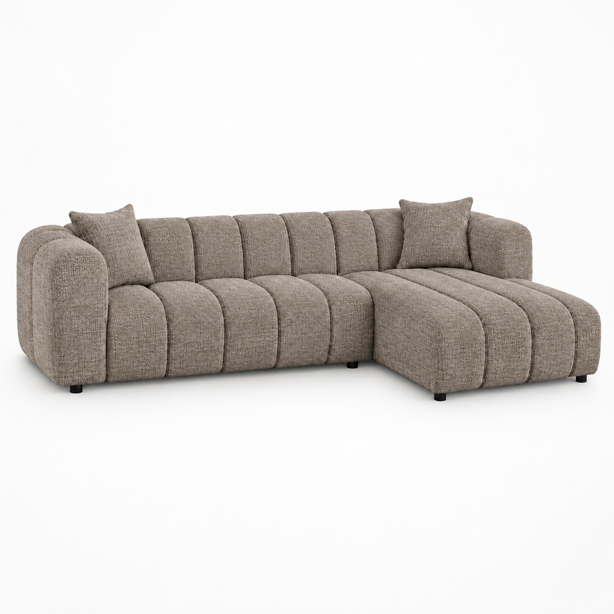 Hoekbank Dreamer break taupe right