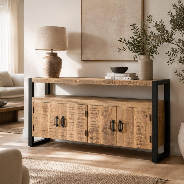 Dressoir Britt 4 deurs mango
