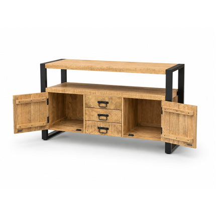 Dressoir Britt 2 deurs / 3 laden mango