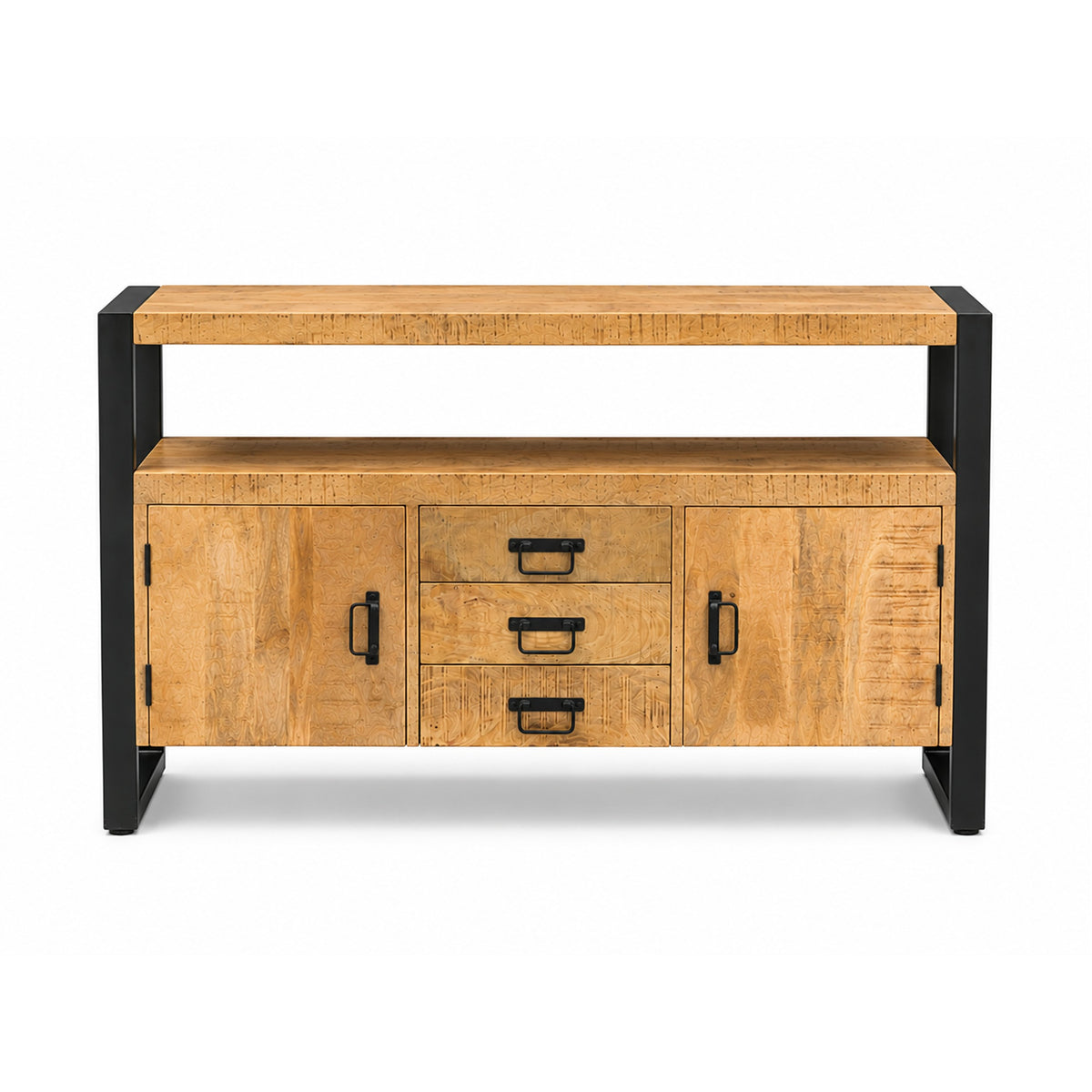 Dressoir Britt 2 deurs / 3 laden mango