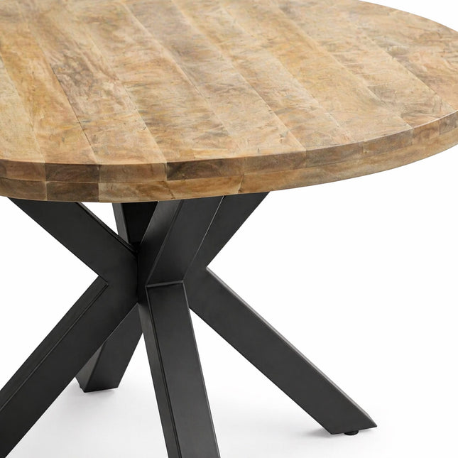 Eettafel Lars Rond Ø115cm Mango