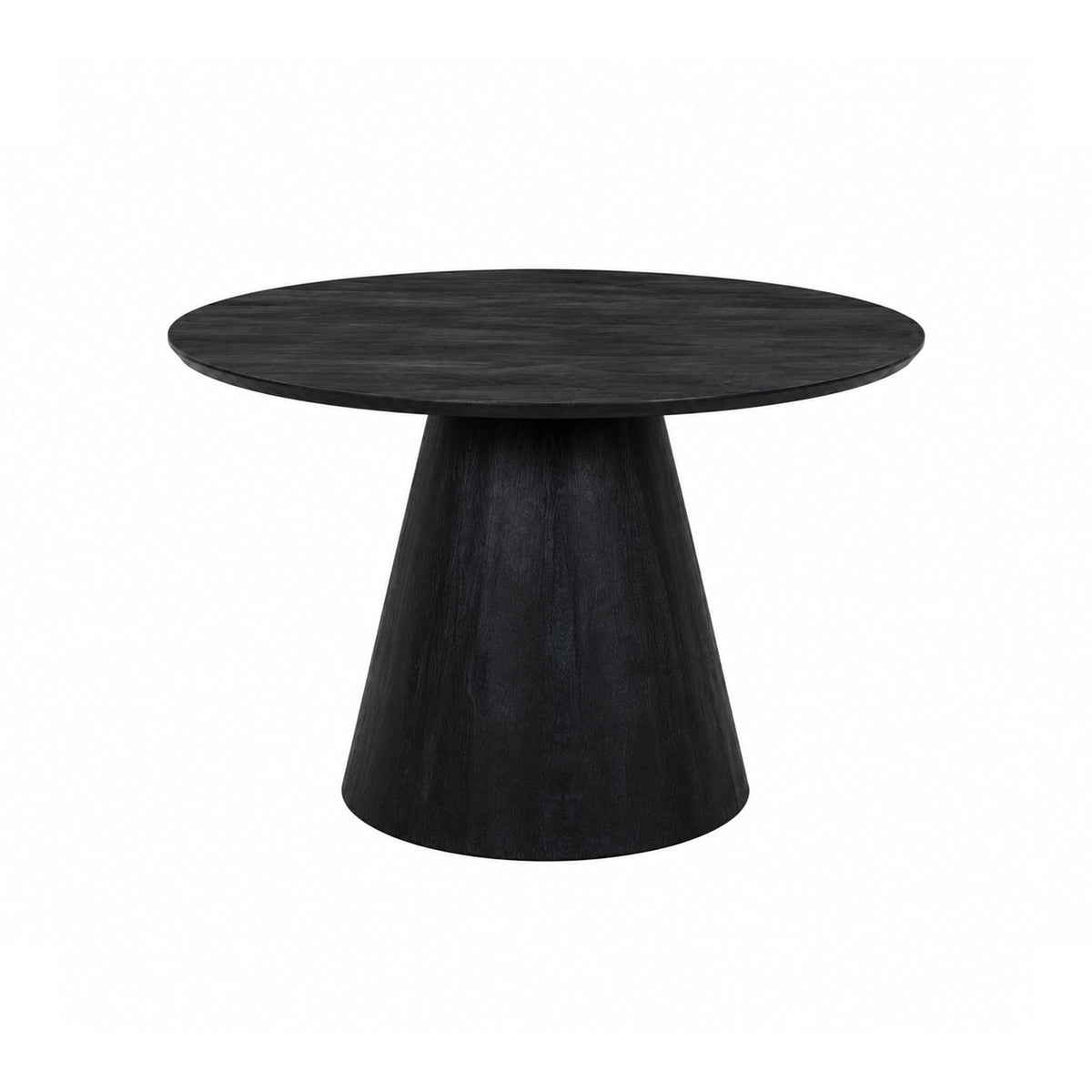 Eettafel Aksel Rond Ø120cm / Iconic base mango black