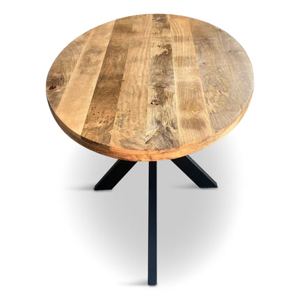 Eettafel Silvia Ovaal 150x90cm Mango Naturel