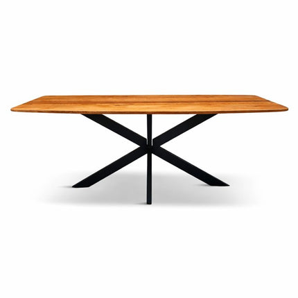Eettafel Deens Ovaal Elise 200x100cm Mango Honey brown