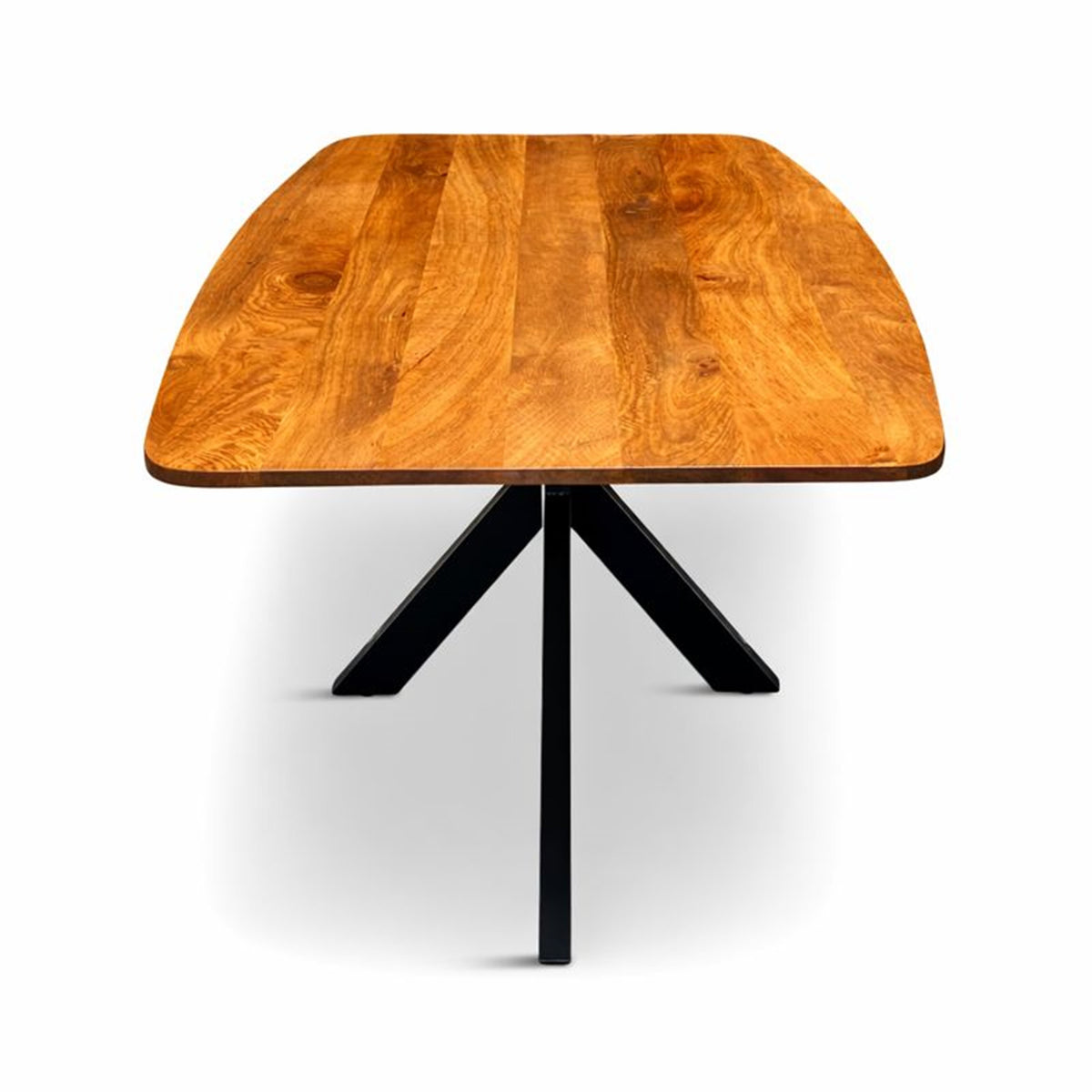 Eettafel Deens Ovaal Elise 160x80cm Mango Honey brown