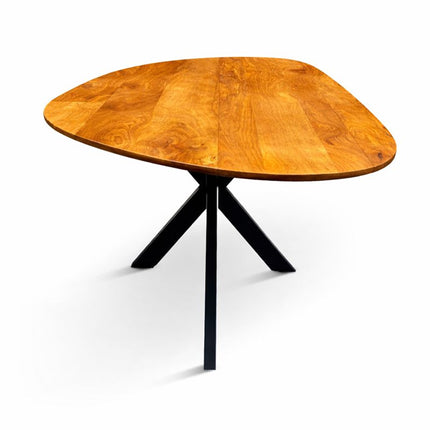 Eettafel Eva Organisch 240x110cm Mango Honey brown