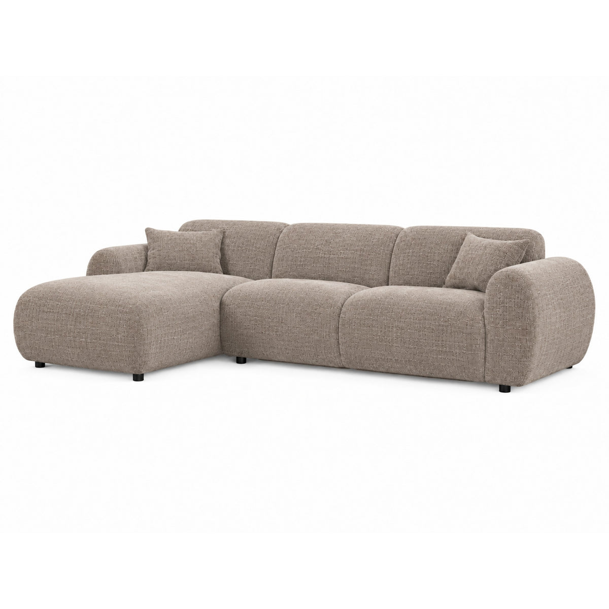 Hoekbank Celeste left line taupe