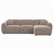 Hoekbank Celeste right line taupe
