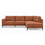 Hoekbank West misty cognac right