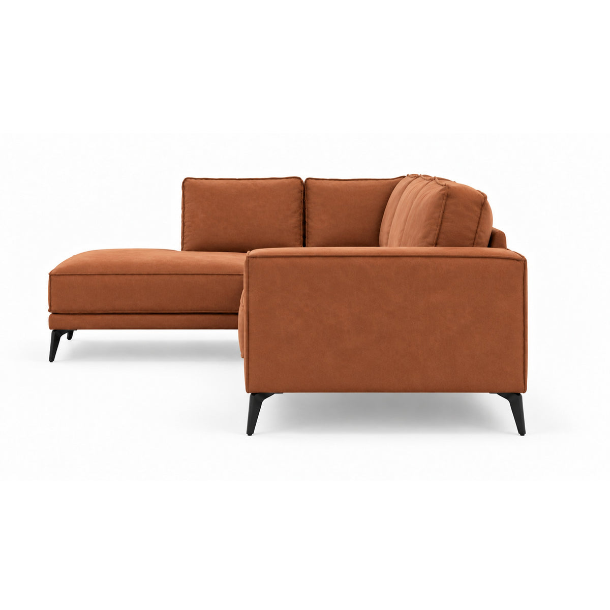 Hoekbank West misty cognac left