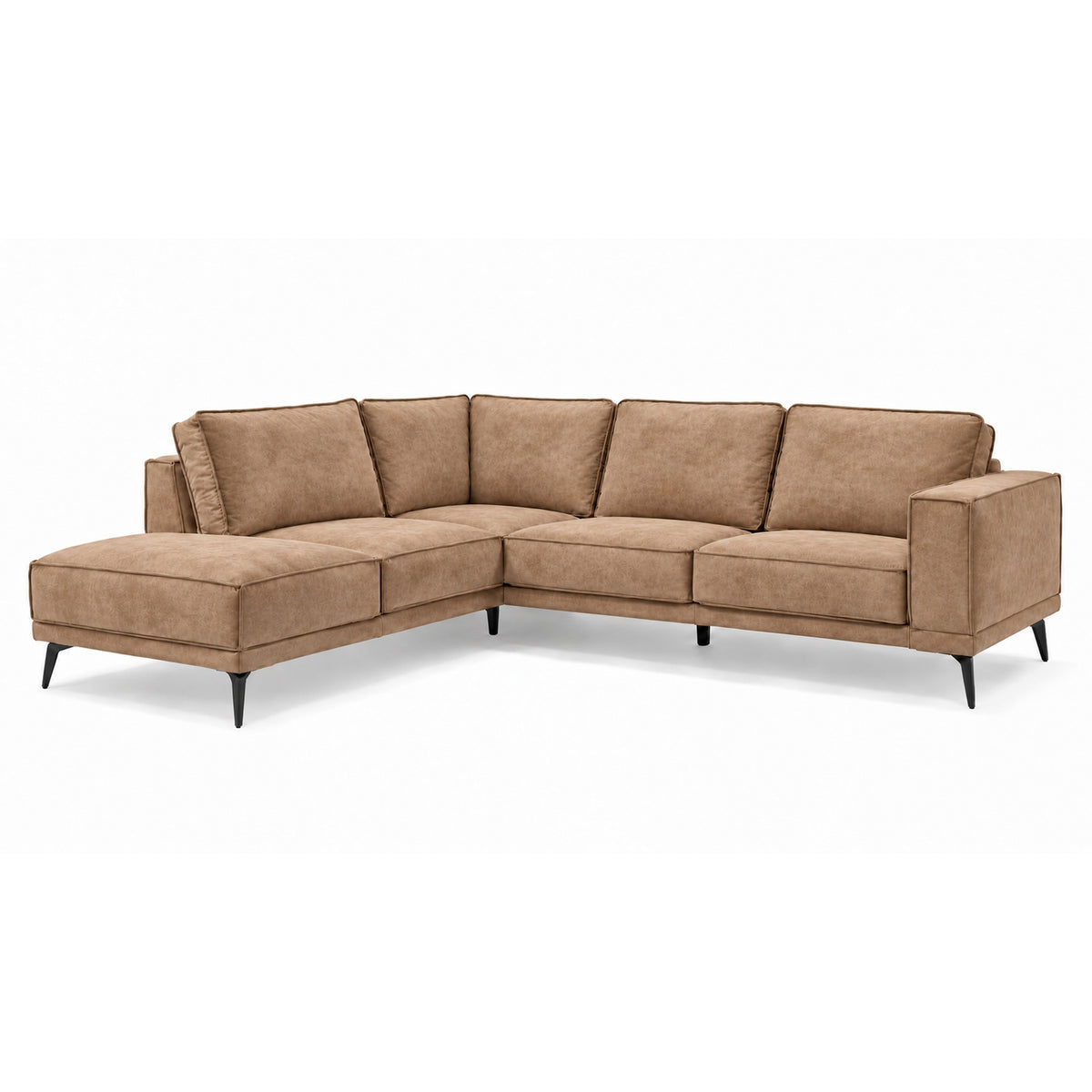 Hoekbank West misty light brown left