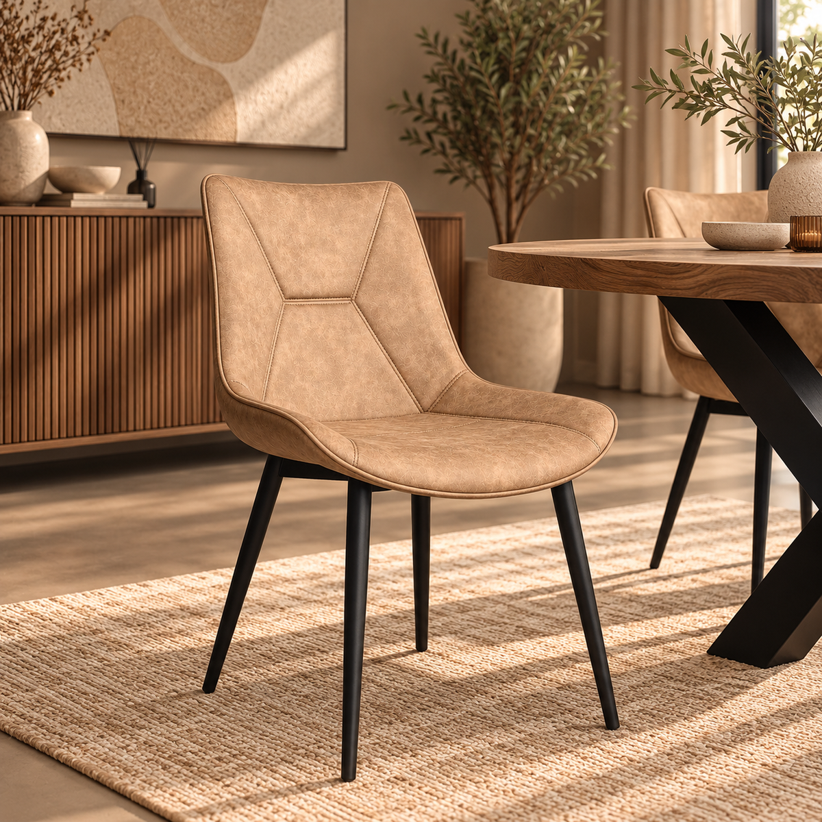 Stoel Houston Misty light brown