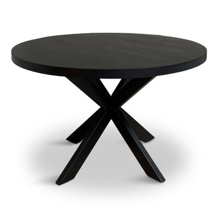 Eettafel Oscar Rond Ø100cm Mango Zwart