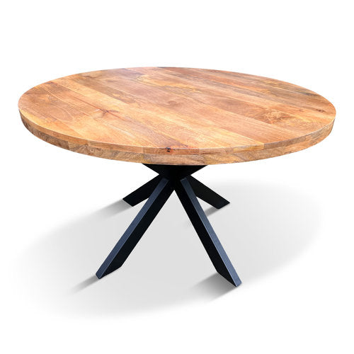 Eettafel Oscar Rond Ø100cm Mango Naturel