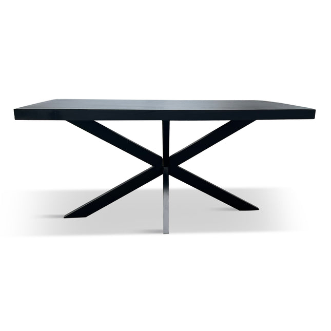 Eettafel Julia 160x90cm Mango Black