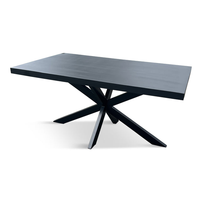 Eettafel Julia 160x90cm Mango Black