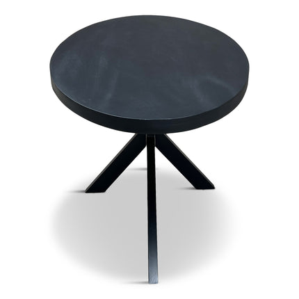 Eettafel Silvia Ovaal 150x90cm Mango Zwart