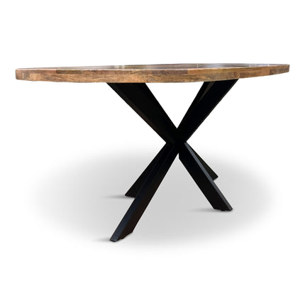 Eettafel Deens Ovaal Björn 190x100cm Mango Naturel