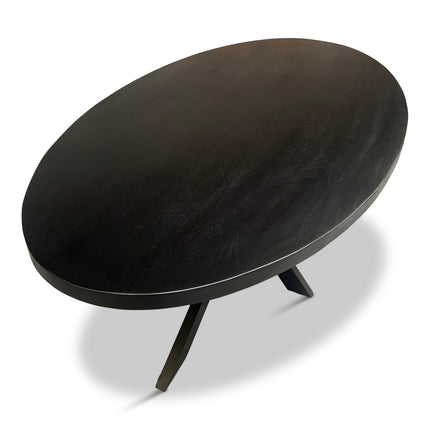 Eettafel Silvia Ovaal 140x80cm Mango Naturel