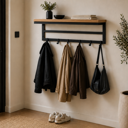 Kapstok Leroy 80cm mango naturel