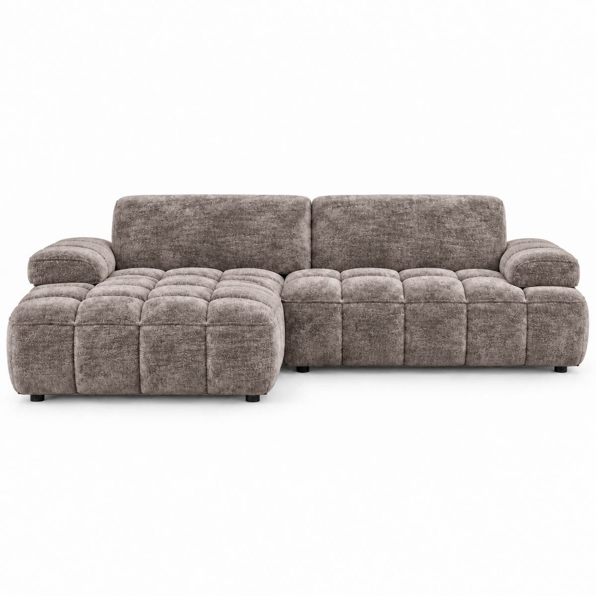 Hoekbank Lesley break taupe left
