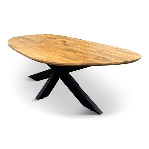 Salontafel Organisch Eva 130x70cm Mango Naturel