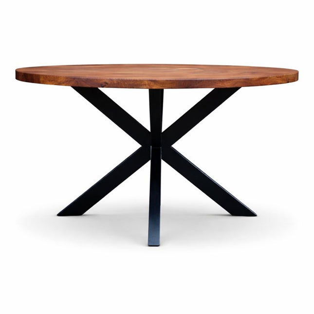 Eettafel Oscar Rond Ø160cm Mango Walnoot