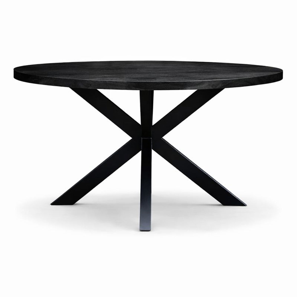 Eettafel Oscar Rond Ø180cm Mango Zwart