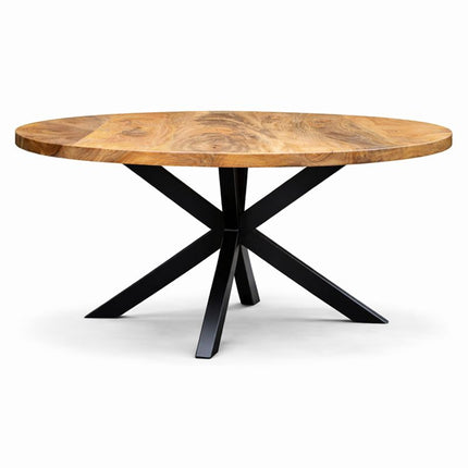 Eettafel Oscar Rond Ø160cm Mango Naturel