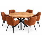 Oscar Deal naturel 150cm + 6x Vermont cognac