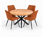 Oscar Deal 120cm mango naturel + 4x Colorado misty cognac