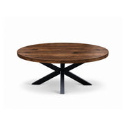 Salontafel Oscar Rond Ø110cm Mango Walnoot