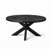 Salontafel Oscar Rond Ø70cm Mango Zwart