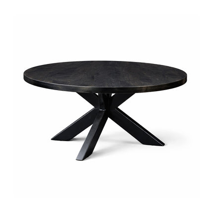 Salontafel Oscar Rond Ø90cm Mango Zwart