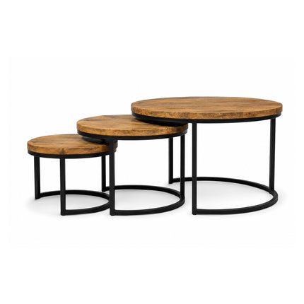 Salontafel S/3 Dublin mango naturel