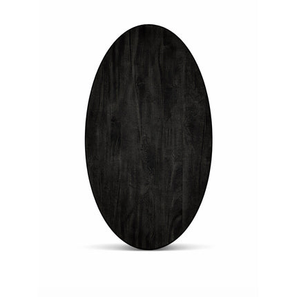 Salontafel Silvia Ovaal 100x60cm Mango Zwart